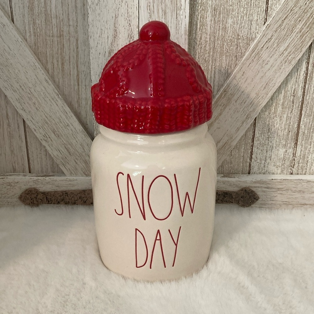 Rae Dunn Snow Day Canister
